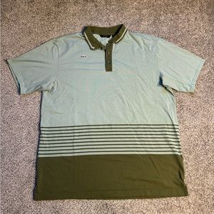 Radmor Golf Polo Shirt Men’s XXL Short Sleeve Casual Green Striped